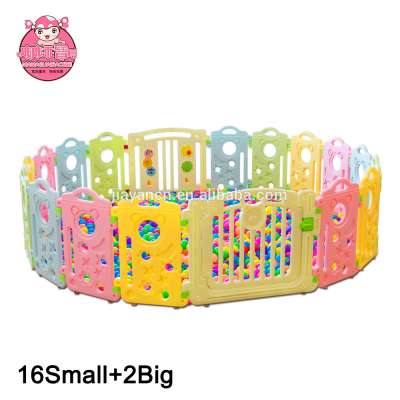 Colorful baby fence plastic portable playpen