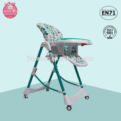 Multifunction and Foldable Baby Plastic High Chair