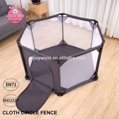 European Standard new type six side cloth modern baby playpen