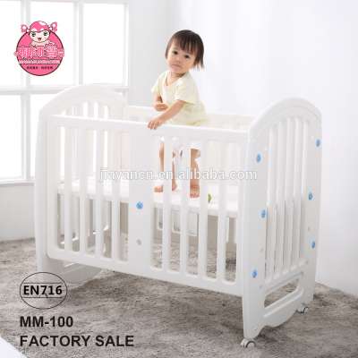 Multifunction European Standards Plastic adult baby crib